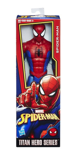 Spiderman 30 Cm Figura Titan Hero Series Hasbro. Luz De Luna