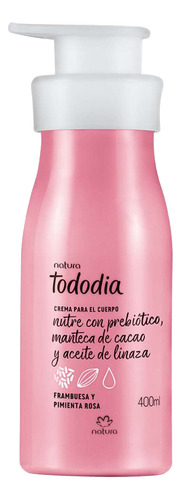 Natura Tododía Frambuesa Y Pimienta Rosa Crema 400ml Frambuesa Y Pimienta Rosa