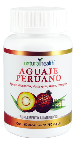 Aguaje Peruano (60 Cápsulas) Naturalhealth