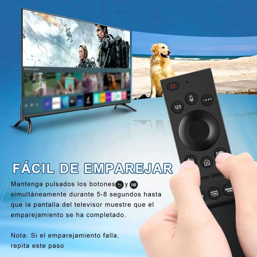 Control Remoto Para Samsung Smart Tv Un65au7000fxzx Con Voz