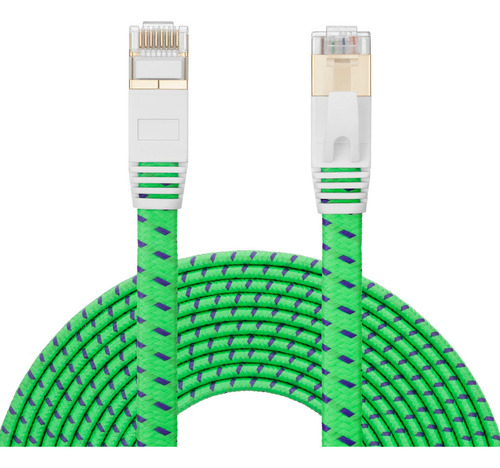 Cable Ethernet Cat 7, Flat 80ft, 80ft 25m Nc Xqin