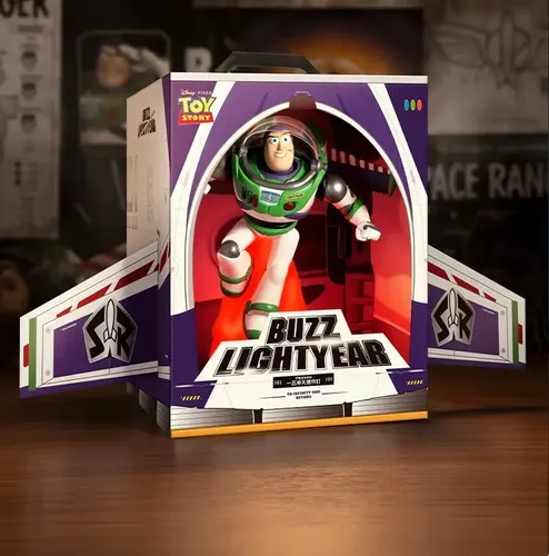 Toy Story Buzz Lightyear Carregador Sem Fio Com Luz E Som