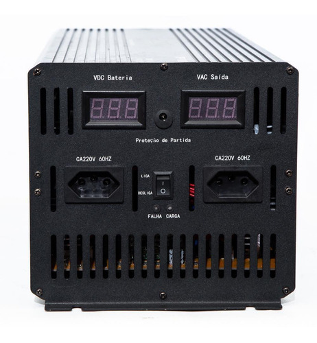Inversor De Tensão Onda Pura 24v Para 220v 8000w Pico Flach