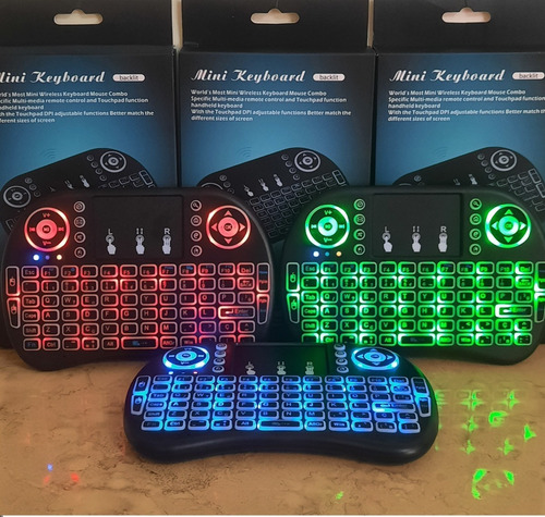 Imagem 8 de 9 de Mini Teclado Sem Fio Ley-04 Controle Para Tv Notebook Tv Box