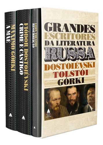 Box Grandes escritores da literatura russa, de Dostoievski, Fiódor. Editora Nova Fronteira Participações S/A, capa dura em português, 2021