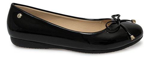 Zapato Ballerina Casual Mujer Piazza Negro Alay-192