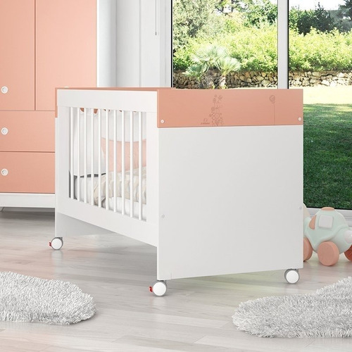 Imagen 4 de 10 de Combo Cuarto Bebe Cuna Colecho Ruedas+ Cómoda Cajonera Luna
