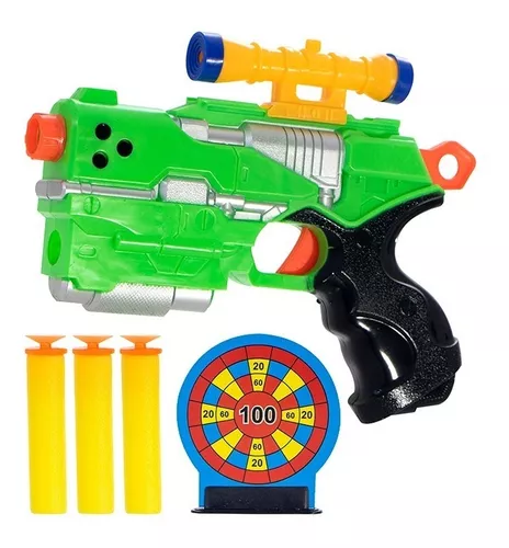 Brinquedo Arma Lançador Nerf Pistola Rifle Espingarda de Caça na