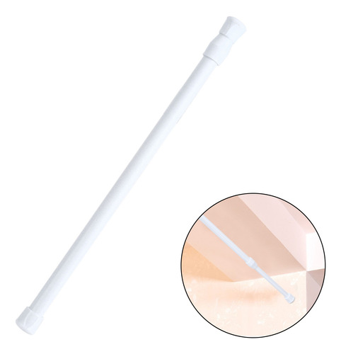 Barra De Cortina De Ducha Poste De Riel Ajustable 30-50cm