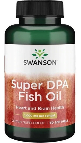 Aceite De Pescado Super Dpa 60caps 1000 Mg Envio Gratis