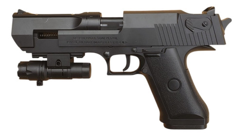 Pistola De Hidrogel Arma De Gel Desert Eagle Negra Juguete Negro