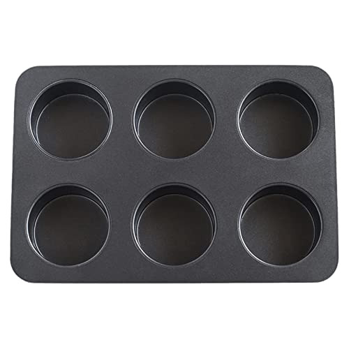 Molde Muffins Y  S De Borde Recto De 6 Tazas, 2.6 Pulga...