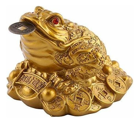 Wal Front Money Frog Feng Shui, Monedas Chinas Suerte Rana D