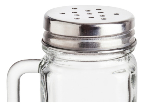 Caja 144 Piezas Salero De Vidrio Mason Jar Liso 10 Ml