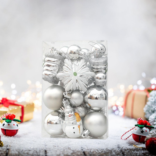L Adornos De Bolas De Navidad Juego De 11,5 X 6 X 17,5 Cm