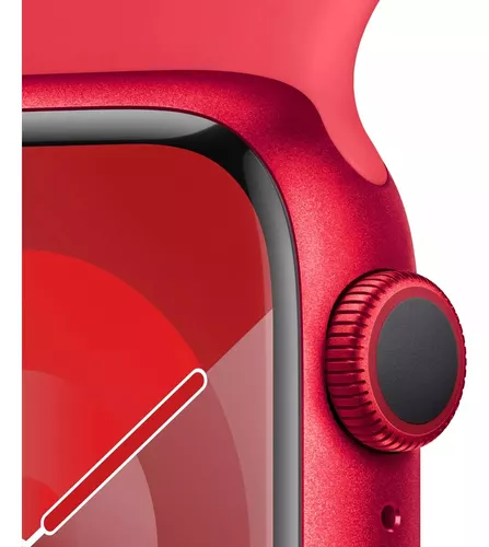 Apple Watch Series 9 GPS + Cellular • Caixa meia-noite de alumínio – 45 mm  • Pulseira esportiva meia-noite – M/G