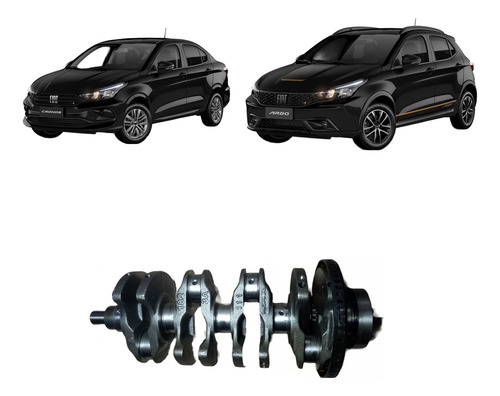 Virabrequim Fiat Argo Cronos 1.3 4cc 8v 2018 2022 2023 2024 (Usado)