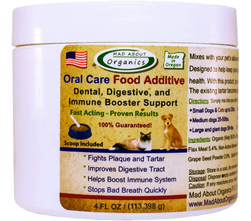 Mad About Organics Daily Oral Care Food Additive