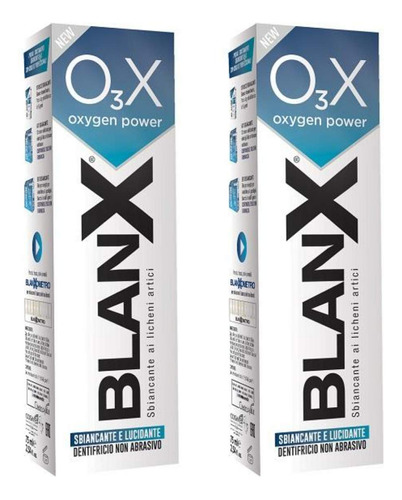 Blanx O3x Pasta Dental Blanqueadora Y Pulidora De 2.5 Fl Oz,