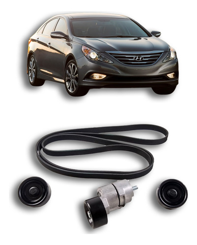 Kit Completo Correia E Tensor. Hyundai Sonata 2.4 16v 