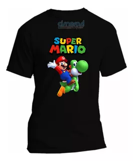 Playera Super Mario Bros Yoshi Todas Las Tallas