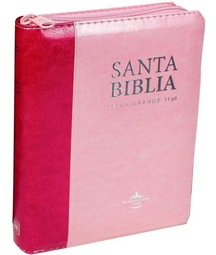 Biblia Reina Valera 1960 Letra Mayor Cierre Indice Pjr Rosa