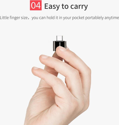 Imagem 6 de 7 de Adaptador Baseus Tipo C Otg Para Usb Cabo Usb Dados