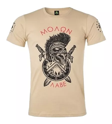 Camiseta Masculina Molon Labe Spartan Team Tático Militar TeamSix Bras -  Team Six Brasil