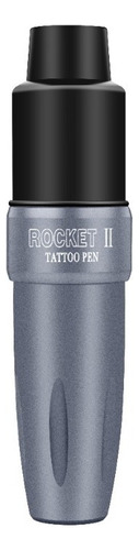 Máquina Pen Rotativa Para Tatuar Profesional Con Cable Rca Color Plateado