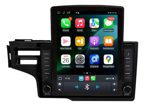 Multimidia Tesla Fit Wrv 15/21 Android 14 64gb Carplay 9.7p