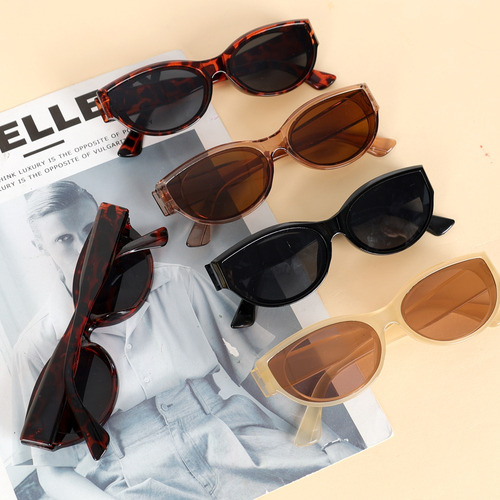 Gafas De Sol Ovaladas Pequeñas Con Forma De Ojo De Gato, Ant