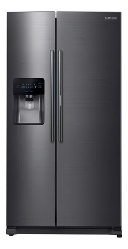 Refrigerador con freezer inverter Samsung RS25H5111WW color negro con capacidad de 712L 220V