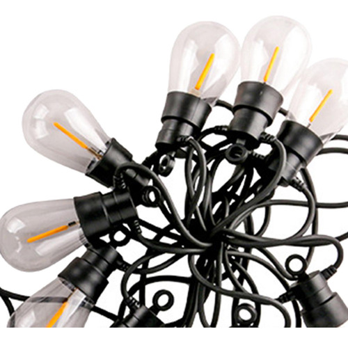 Cadena De Luces Para Exteriores, Luces De Patio Alimentadas
