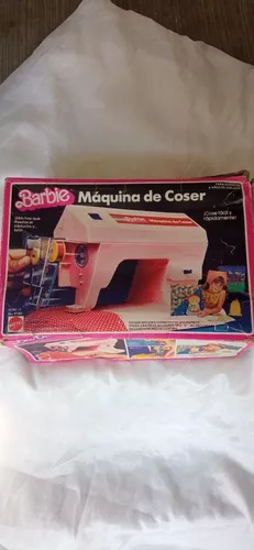  Barbie Muñeca de máquina de coser, máquina de coser y