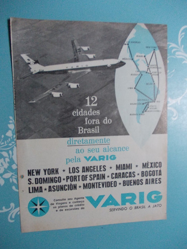 Propaganda Vintage - Varig Linha Aérea (kit De 6)... | MercadoLivre