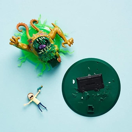 Rick And Morty Figura De Coleccion Monster Mayhem Adult Swim (Usado)