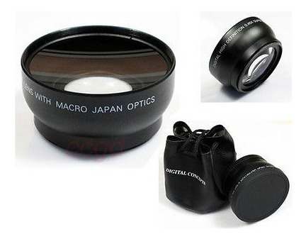 52mm 0.45 X Gran Angular + Macro Lente Para Nikon D3100 D300