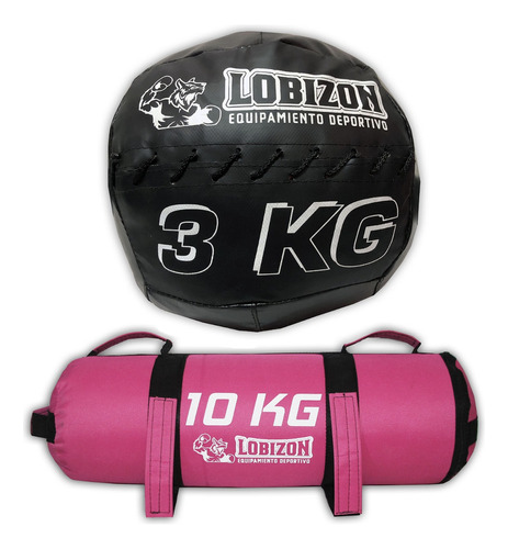 Combo Kit Core Bag 10kg + Medicine Ball 3kg Entrenamiento