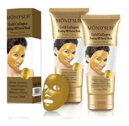 10 Mascara Mond'sub Gold Collagen Peeling Off Facial Mask