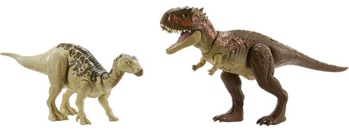 Figura De Acción Iguanodon Y Skorpiovenator Jurassico Paquet