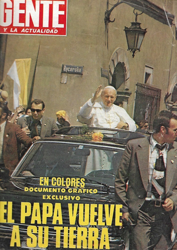 Gente 724 1979 Antoniop Gasalla Manuel Mujica Lainez El Papa