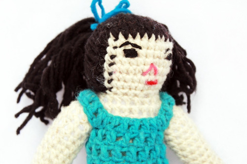 Imagen 6 de 6 de Muñeca Textil De Lana, Aripo