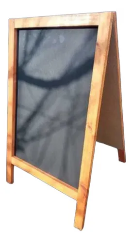 Pizarras Para Comercio Dobles De Madera