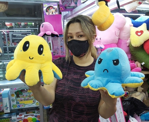 Pulpo Reversible De Peluche.