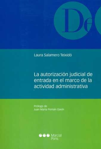 Libro Autorización Judicial De Entrada En El Marco De La Ac