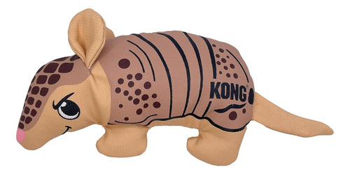 Brinquedo Pelúcia Kong Maxx Armadillo Tatu Para Cães Pequeno