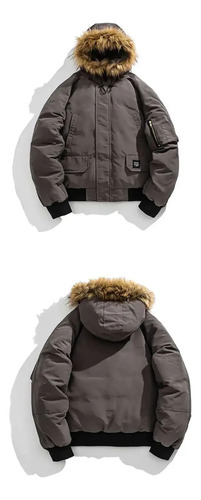 Chaqueta Cálida De Invierno Con Capucha Acolchada De Algodón Para Hombre, Casual, Unisex