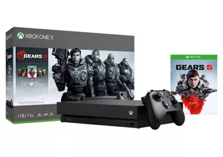 Microsoft Xbox One X 1TB Gears 5 Limited Edition Bundle color negro
