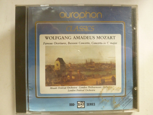 Cd Mozart Wolfgang Amadeus   Aurophon Classics  