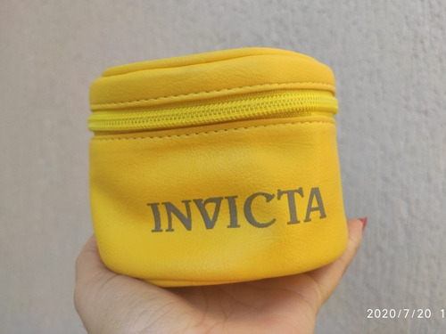 Relógio Invicta 17261 Pulseira De Couro Movimento Mecânico